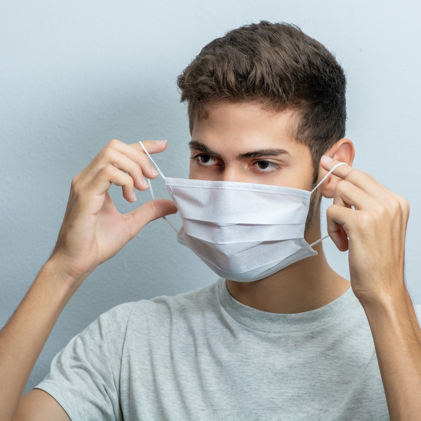 Kobby Mendez Unsplash How to put on and remove face mask safely How to store face mask hygienically