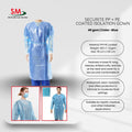 SECURITE Isolation Gown (40 gsm) (Blue)