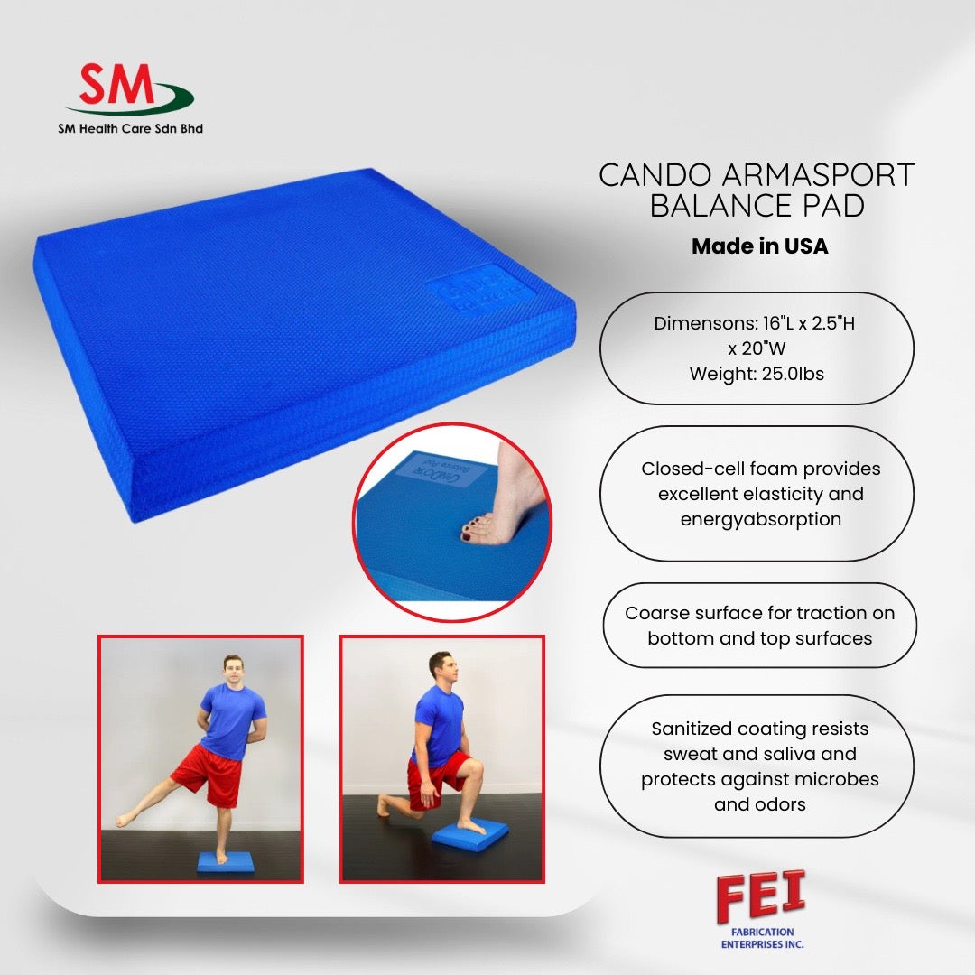 CANDO ARMASPORT BALANCE PAD 16 INCH X 20 INCH X 2.5 INCH