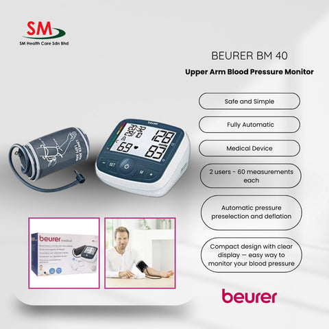 Beurer BM40 Upper Arm BP Monitor