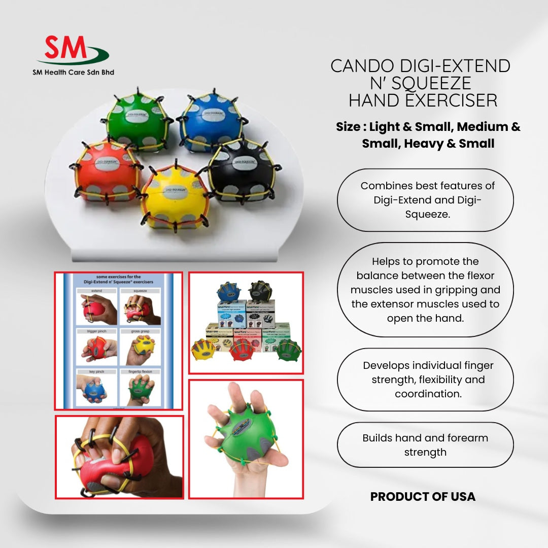 CANDO Digi-Extend n Squeeze Exerciser