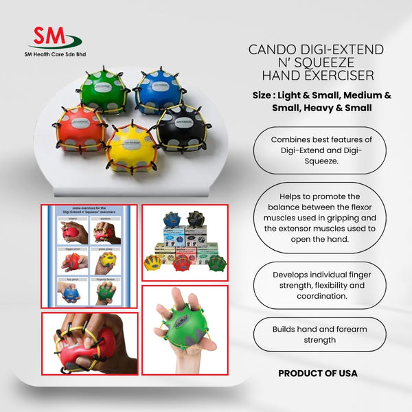 CANDO Digi-Extend n Squeeze Exerciser