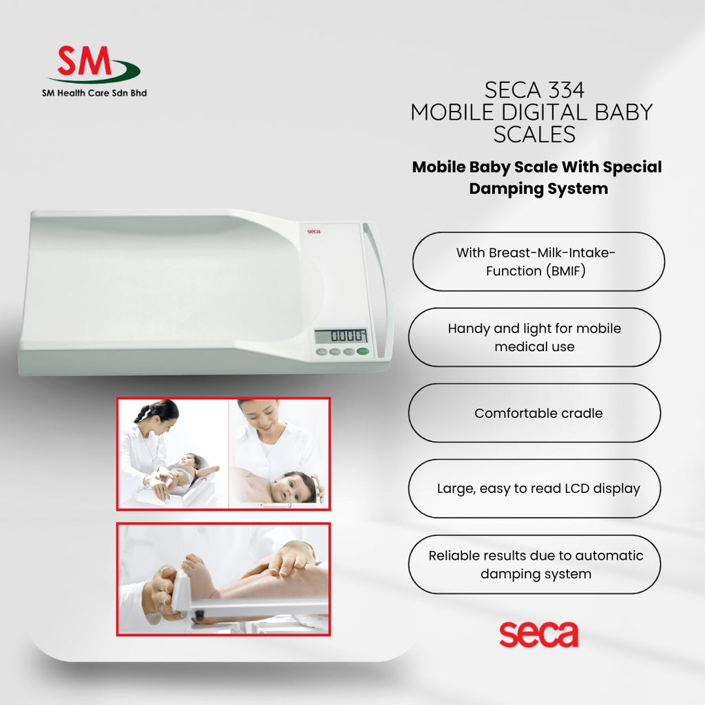 SECA 334 Mobile Digital Baby Scale