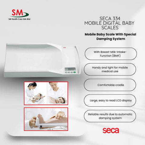 SECA 334 Mobile Digital Baby Scale