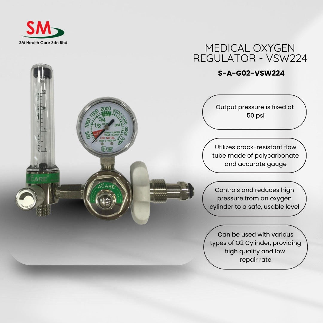 ACARE Medical Oxygen Regulator - VSW224