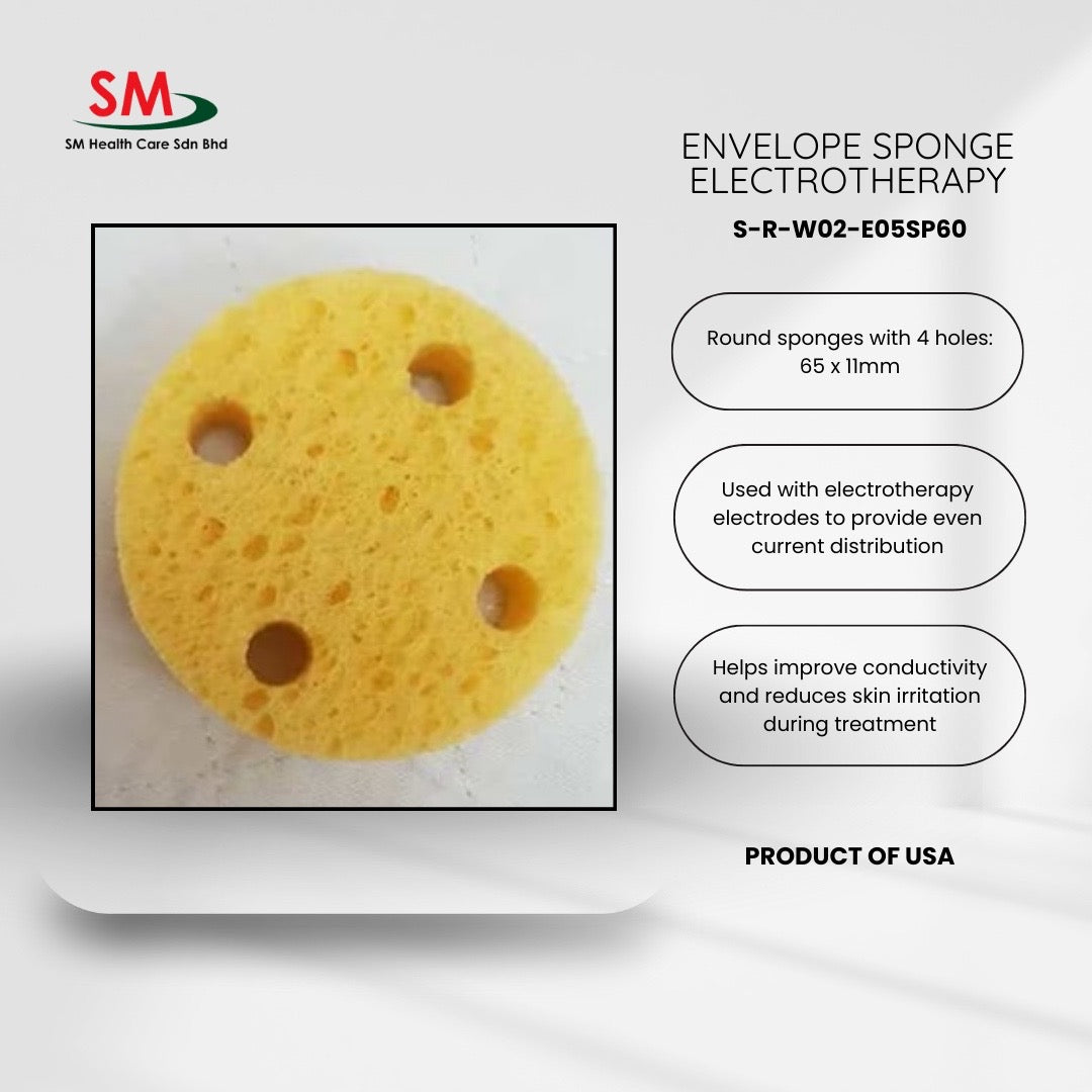 WHITELEY ALLCARE Envelope Sponge Electrotherapy 65mm