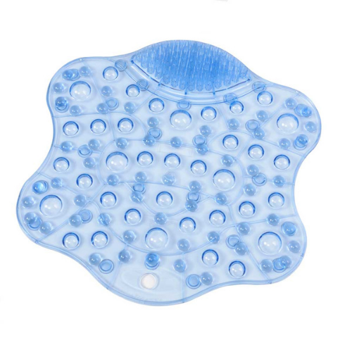 Bath Mat with Foot Cleaner