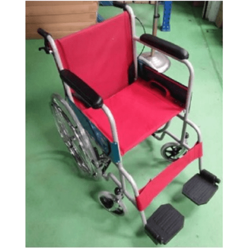 18 Inch Standard Wheelchair (RED) [Ready stock- Call to Buy] - SM Health Care