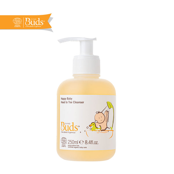 Buds Organics BCO Happy Baby Head To Toe Cleanser - 250ML