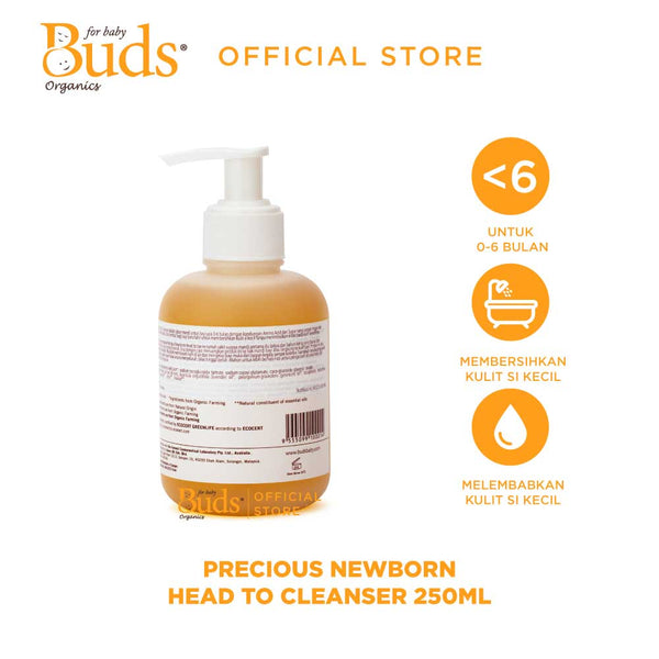 Buds Organics BCO Precious Newborn Head To Toe Cleanser-250ML
