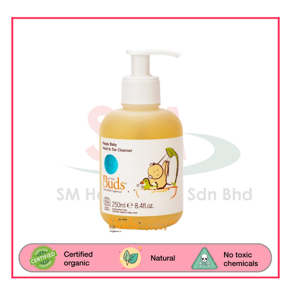 Buds Organics BCO Happy Baby Head To Toe Cleanser - 250ML