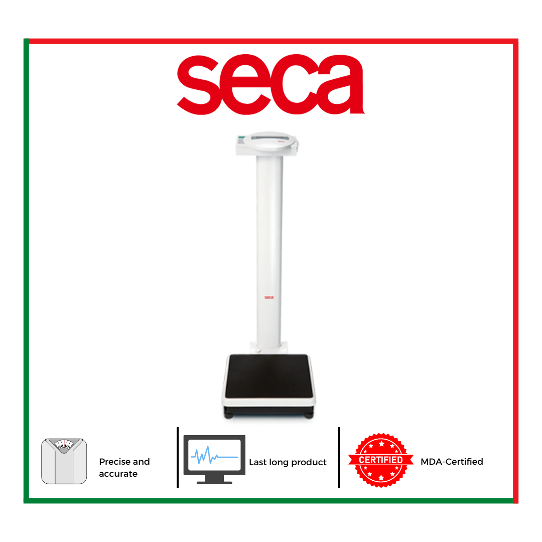SECA 769 + SECA 220 Digital Column Scales with BMI Function incl Rod ...