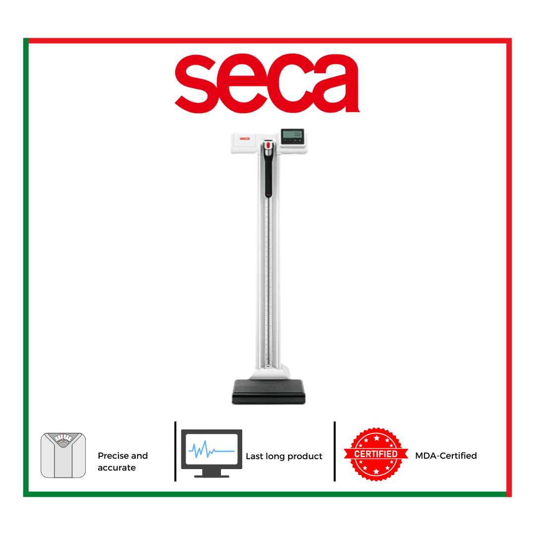SECA 777 Digital Column Scale with Measuring Rod