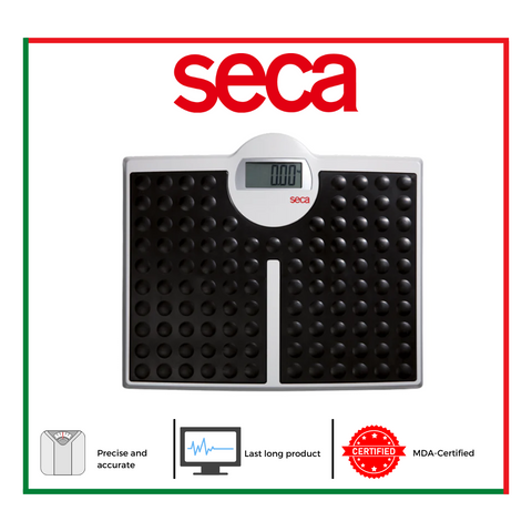 SECA 813 Flat Scales, Capacity up to 200kg, BLACK